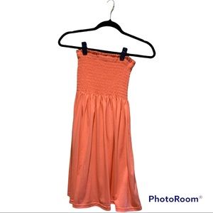 Women’s Peach Color Tube Top Dress